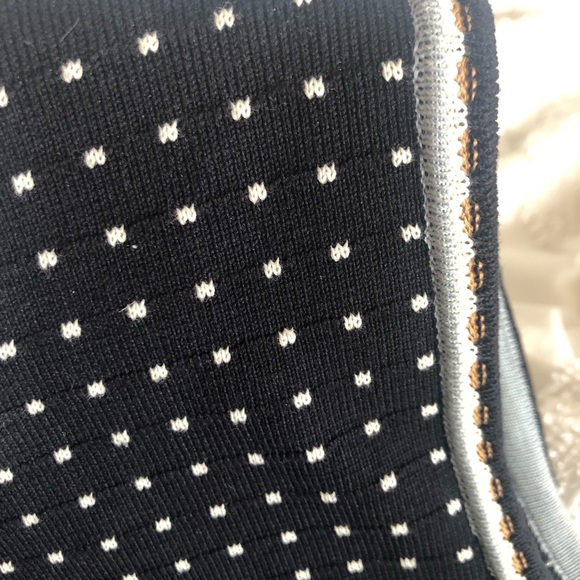 Tory Burch size medium, dark blue geometric pattern dress. - Picture 8 of 8